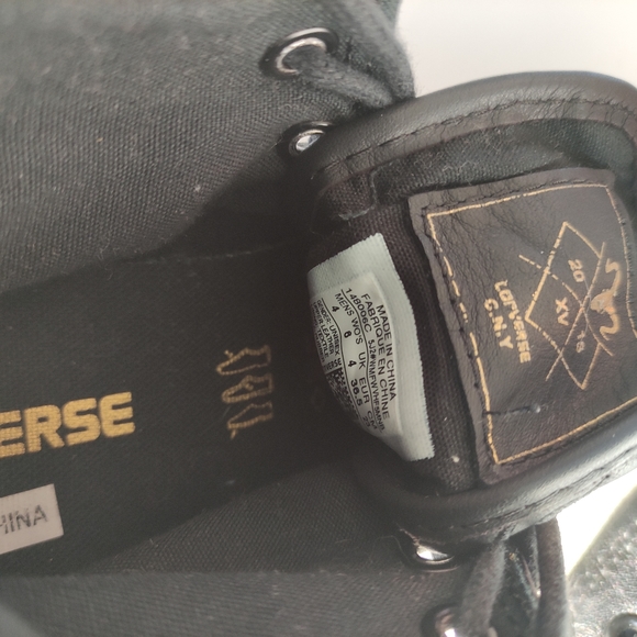 Converse Leather Lambskin High Tops Rare Chinese New Year Edition Sz 6 - Picture 10 of 11